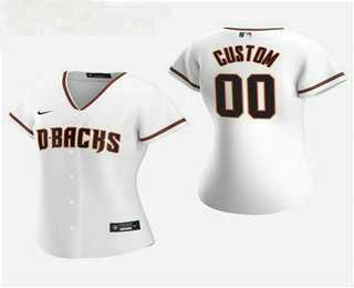 Women Customized Arizona Diamondbacks 2020 White Home Nike Jersey,We sell and wholesale Women Customized Arizona Diamondbacks 2020 White Home Nike Jersey on line form chian!